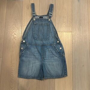 GapKids girls denim short overalls (shortalls). Size Large (10)
